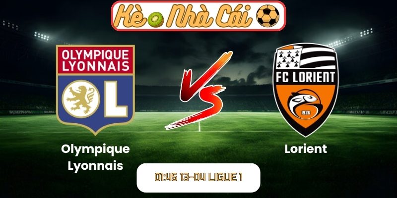 Soi kèo trận đấu Olympique Lyonnais vs Lorient (01:45 13-04, Ligue 1) 9 Olympique Lyonnais vs Lorient